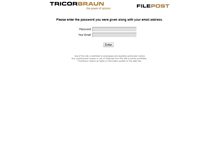 Tablet Screenshot of filepost.tricorbraun.com